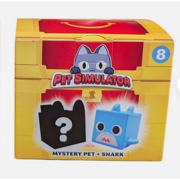 McDonald's Happy Meal Toy 2025 Pet Simulators: #8 Shark - Picture 1 of 1